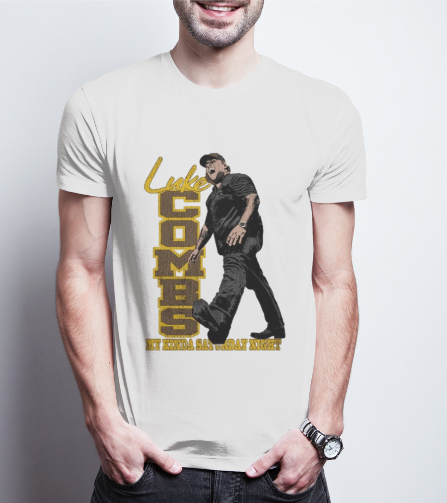 Luke Combs My Kinda Saturday Night Tour 2026 Sideline Collection T-Shirt