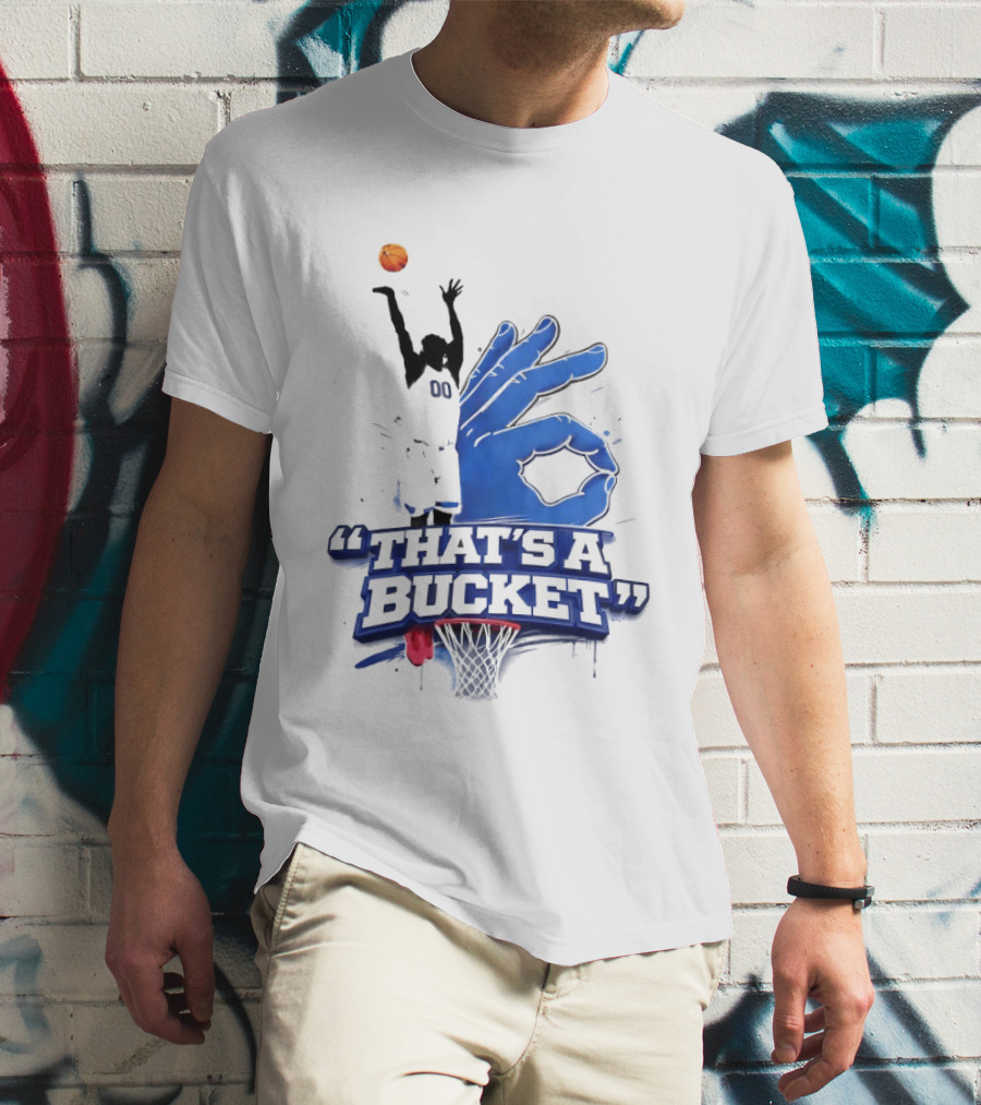 00 That's A Bucket Basketball Shot Gesture T-Shirt