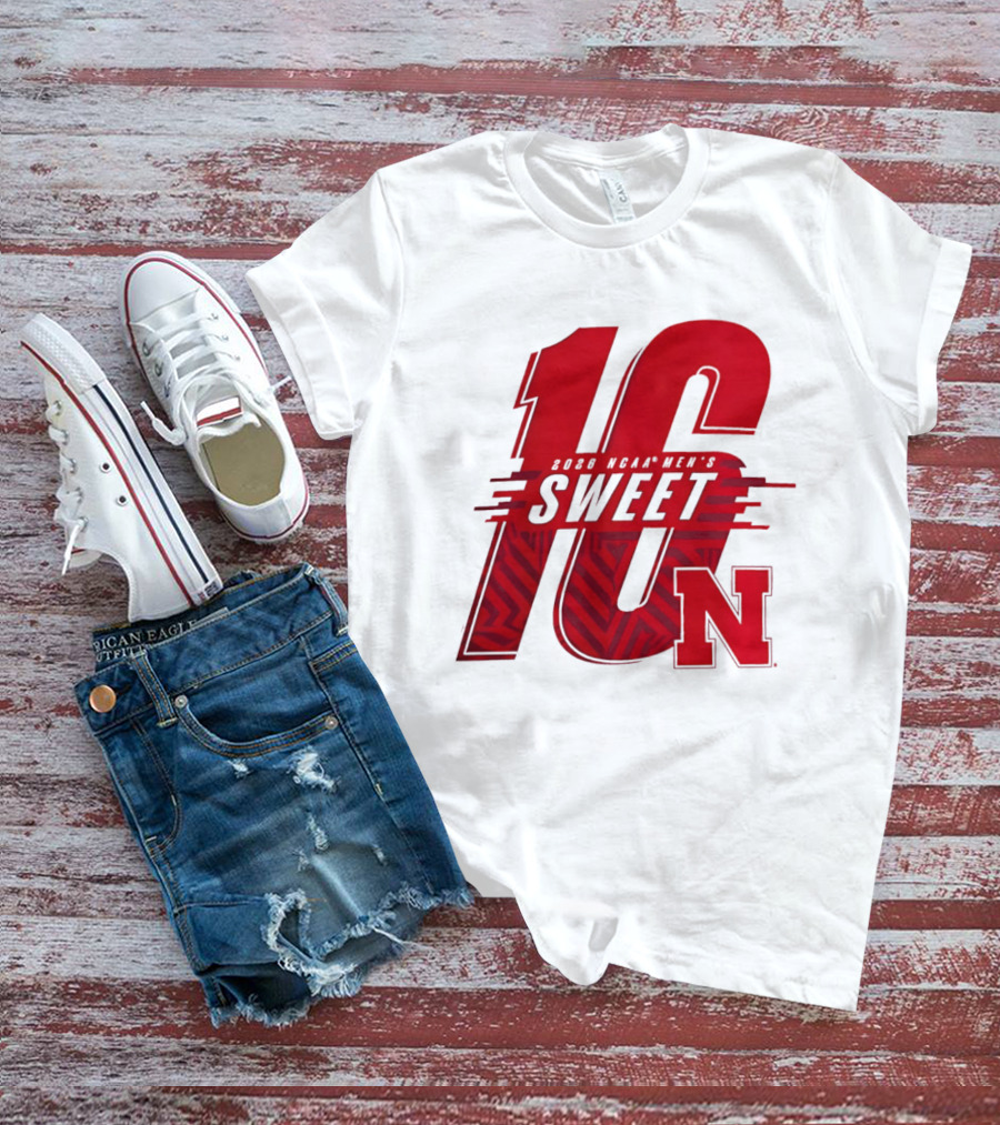 2026 NCAA Men's Sweet 16 Nebraska Huskers Basketball T-Shirt