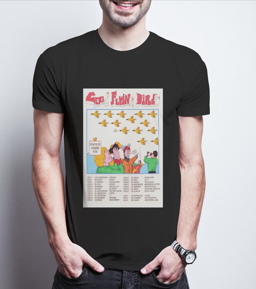 Good Flying Birds Europe UK Summer Tour 2026 Concert Dates T-Shirt