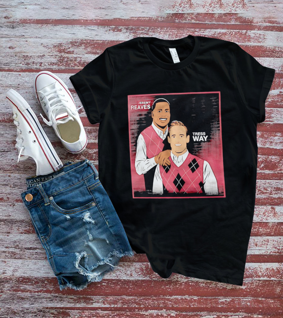 Jeremy Reaves Tress Way Washington Commanders Step Brothers Argyle Vest T-Shirt