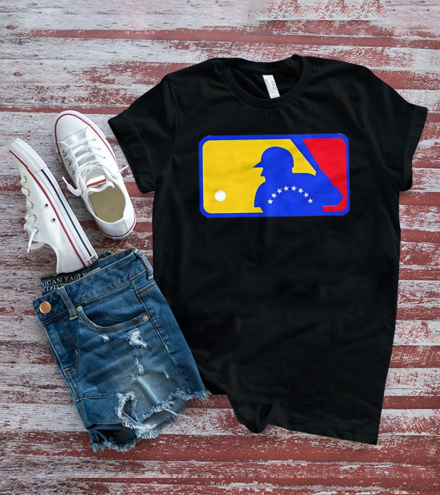 Stars And Bars Baseball T-Shirt
