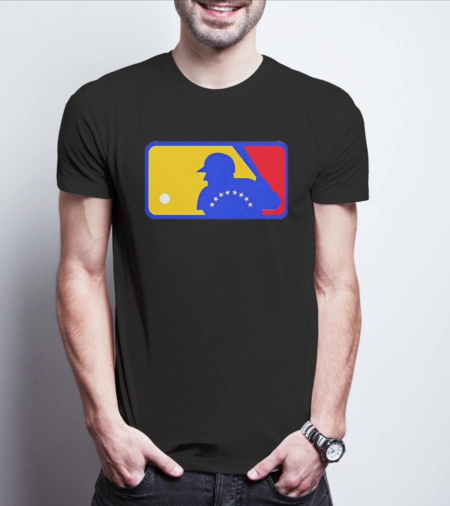 Stars And Bars Baseball T-Shirt