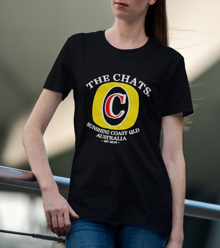 The Chats Sunshine Coast QLD Australia C Logo Est 2016 T-Shirt