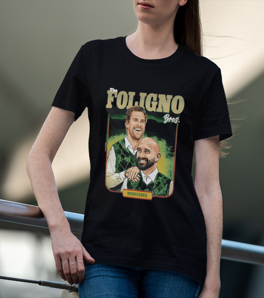 The Foligno Bros Nick Foligno Marcus Foligno Minnesota T-Shirt