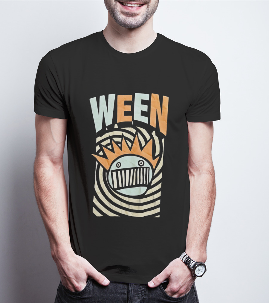 Ween 2017 Tour Boognish Icon Spiral T-Shirt