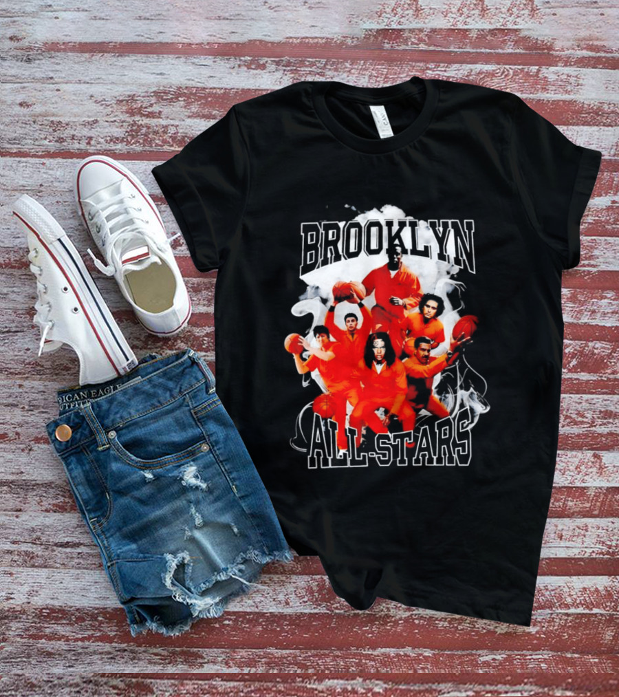 Brooklyn All Stars Basketball Team Creative Smoke T-Shirt