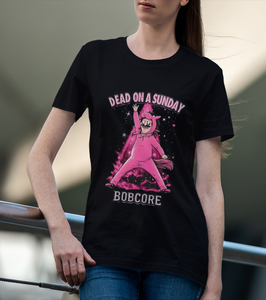 Dead On A Sunday Bobcore Pink Costume T-Shirt