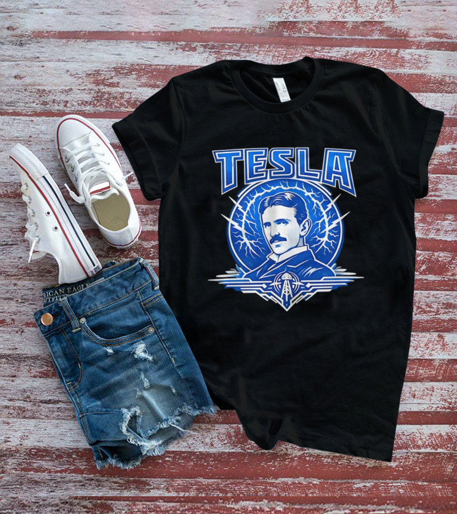 Tesla Master Of Lightning Nikola Leading Electrical Innovations T-Shirt