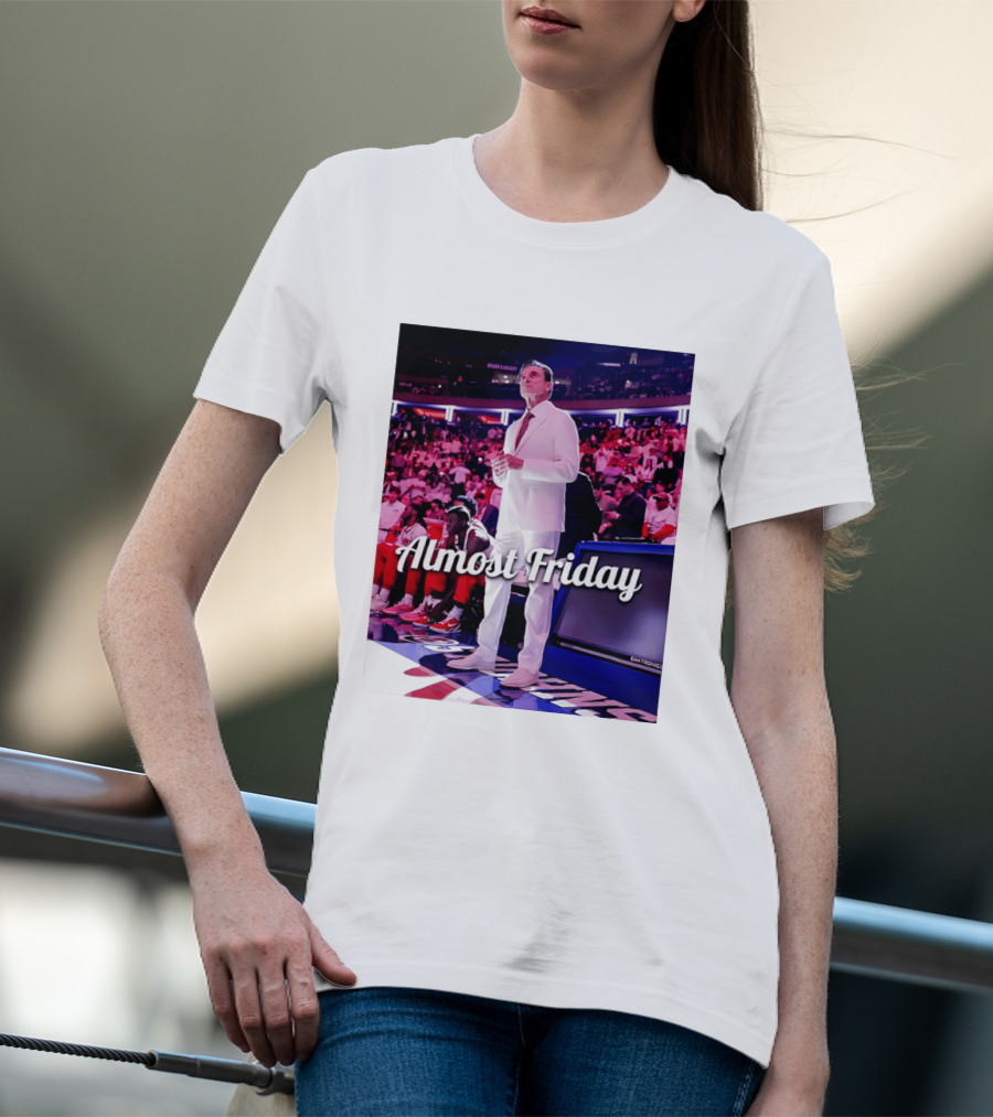 Almost Friday Rick Pitino Basketball Game Coach Suit T-Shirt