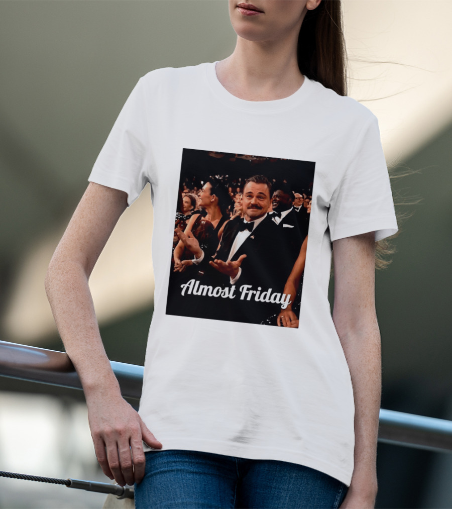 Almost Friday Leo Mustache Tuxedo Event T-Shirt