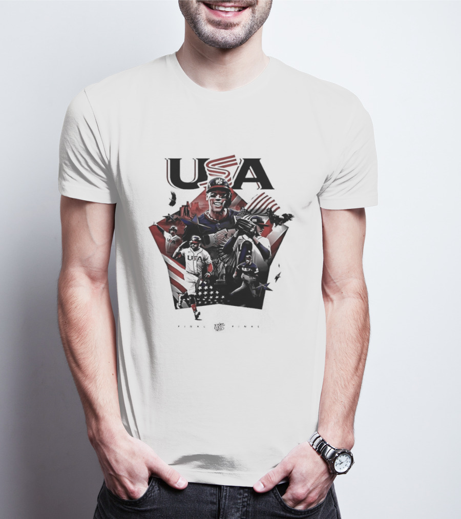 USA Baseball Team Final Third Straight Time Champion T-Shirt