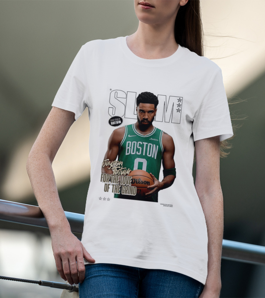 SLAM 261 Jayson Tatum Boston Celtics For The Love Of The Grind T-Shirt