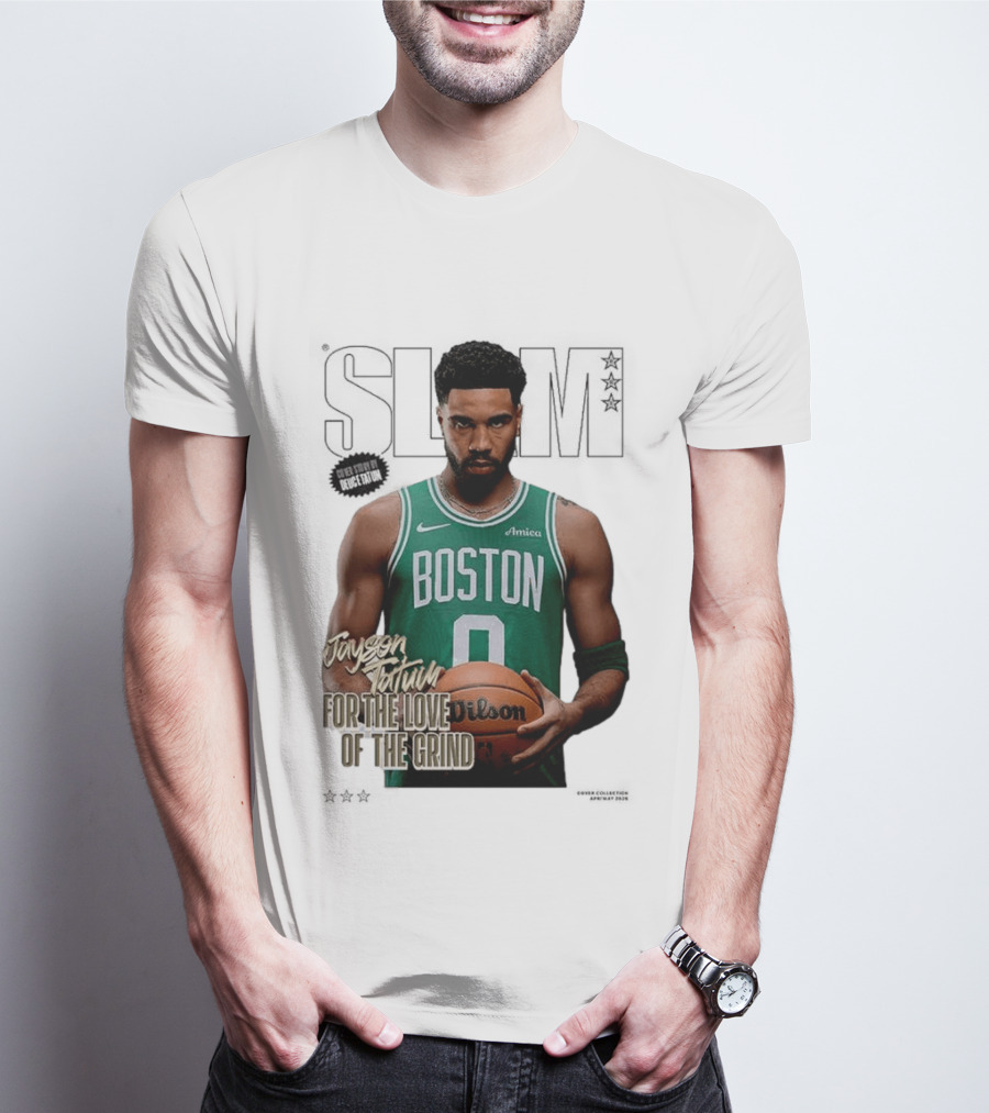 SLAM 261 Jayson Tatum Boston Celtics For The Love Of The Grind T-Shirt