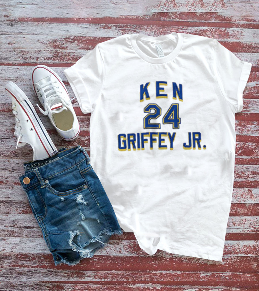 Ken Griffey Jr 24 Seattle Mariners Classic Baseball T-Shirt