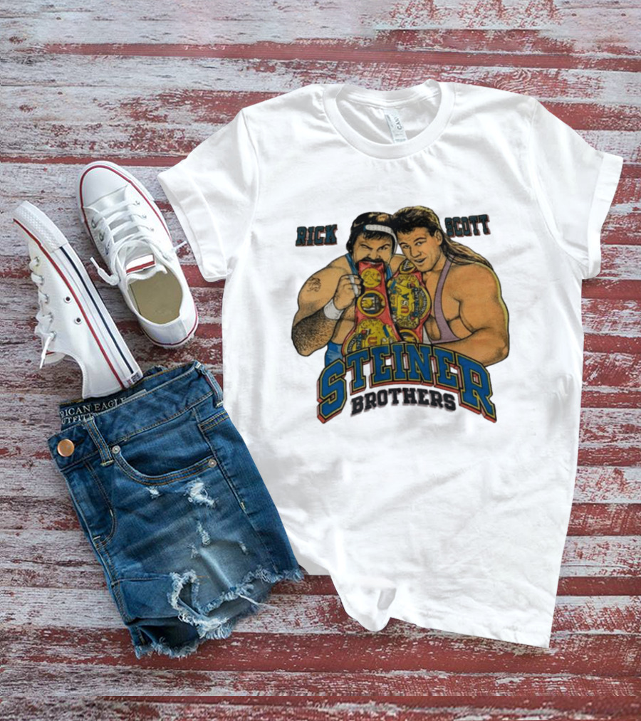 Rick Scott Steiner Brothers Wrestling Champions T-Shirt