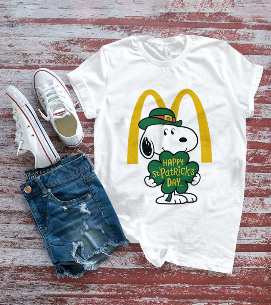 McDonald's Snoopy Happy St. Patrick's Day 2026 Collaboration T-Shirt