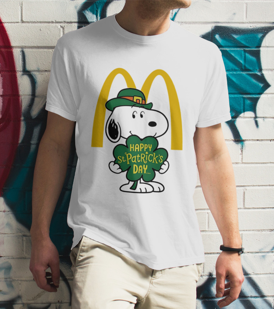 McDonald's Snoopy Happy St. Patrick's Day 2026 Collaboration T-Shirt