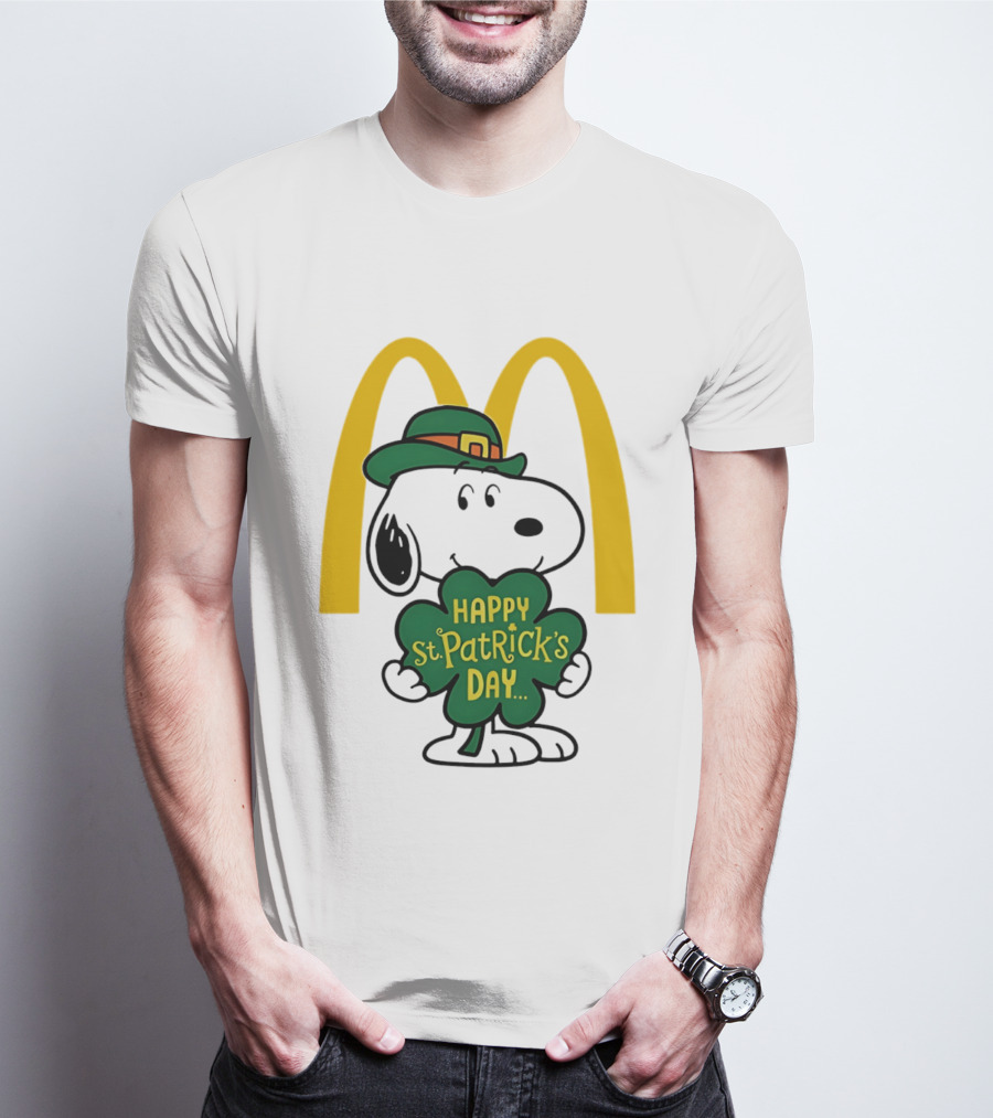 McDonald's Snoopy Happy St. Patrick's Day 2026 Collaboration T-Shirt