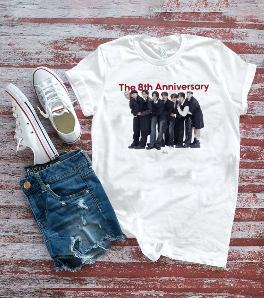 Stray Kids The 8th Anniversary Celebration T-Shirt