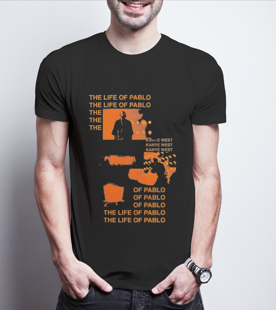 Kanye West The Life Of Pablo Album Cover T-Shirt