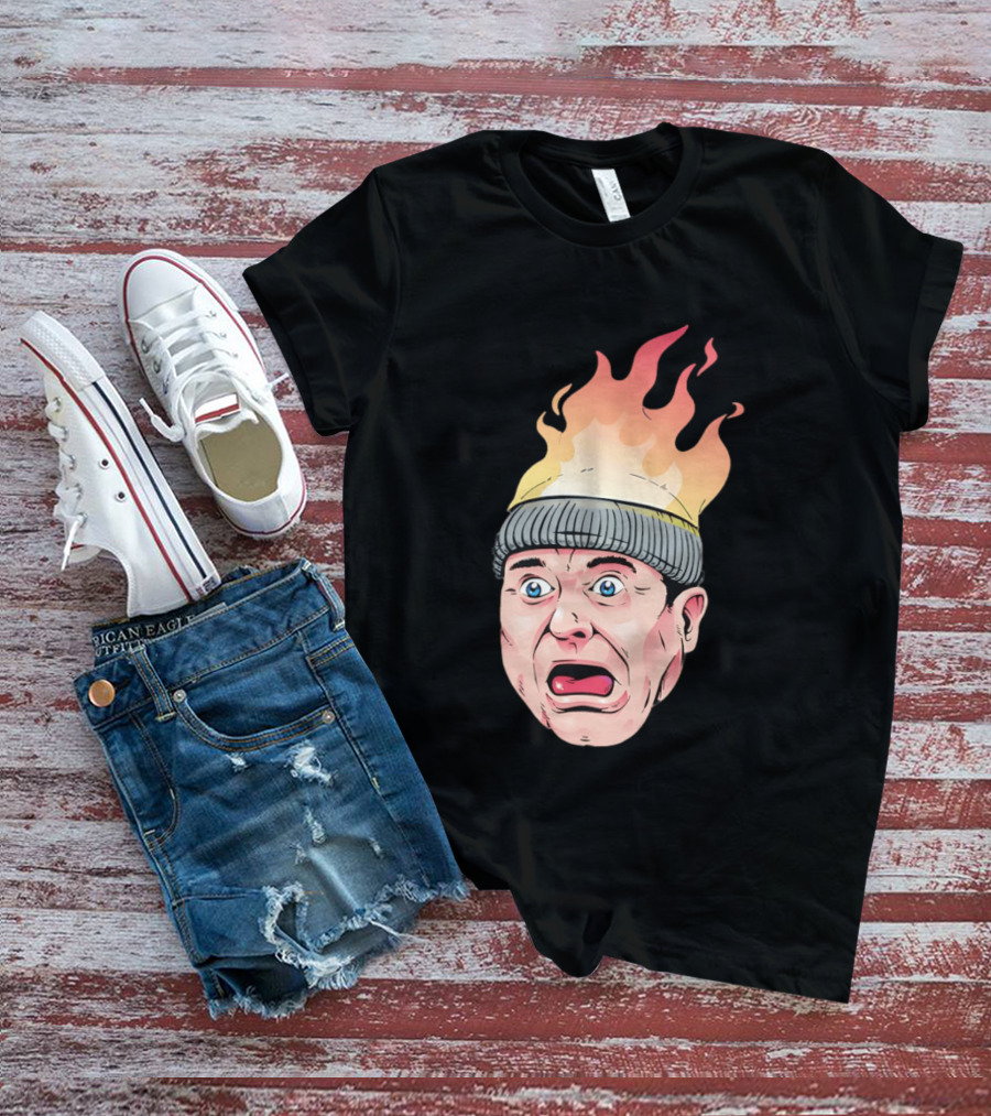 Home Alone Harry Head On Fire Meme T-Shirt