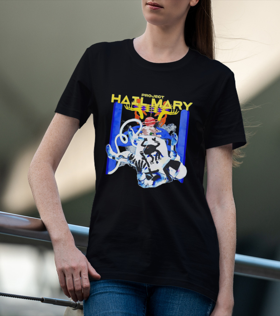 Hail Mary Sci Fi Space Adventure Book Lover T-Shirt