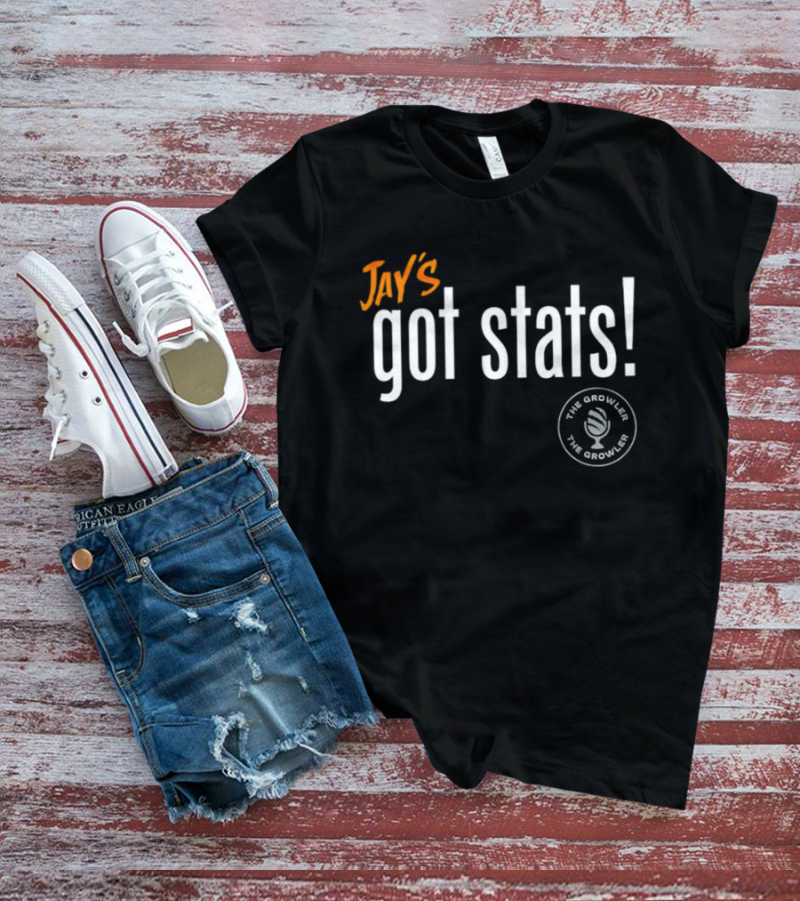 Jay's Got Stats Bengals Podcast The Growler With Paul Dehner T-Shirt
