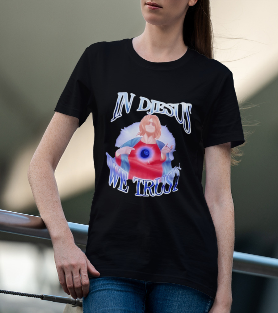 In Diesus We Trust Jesus Rock Pose T-Shirt