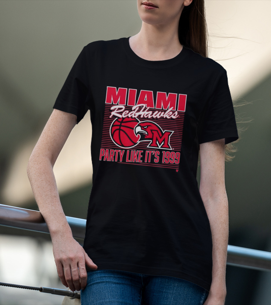 Miami RedHawks Basketball Party Like It's 1999 T-Shirt