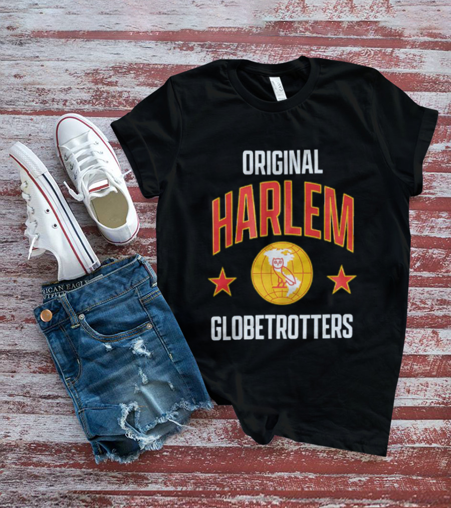 Original Harlem Globetrotters Owl And Stars T-Shirt