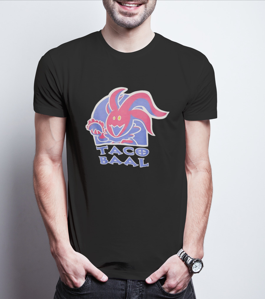 Taco Baal Jester Demon Holding Taco T-Shirt