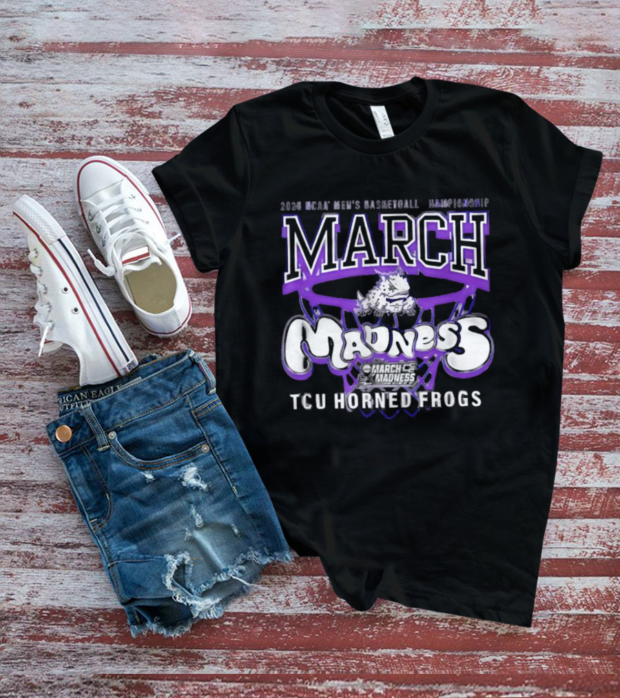 2026 NCAA Men's Basketball Championship March Madness TCU Horned Frogs T-Shirt