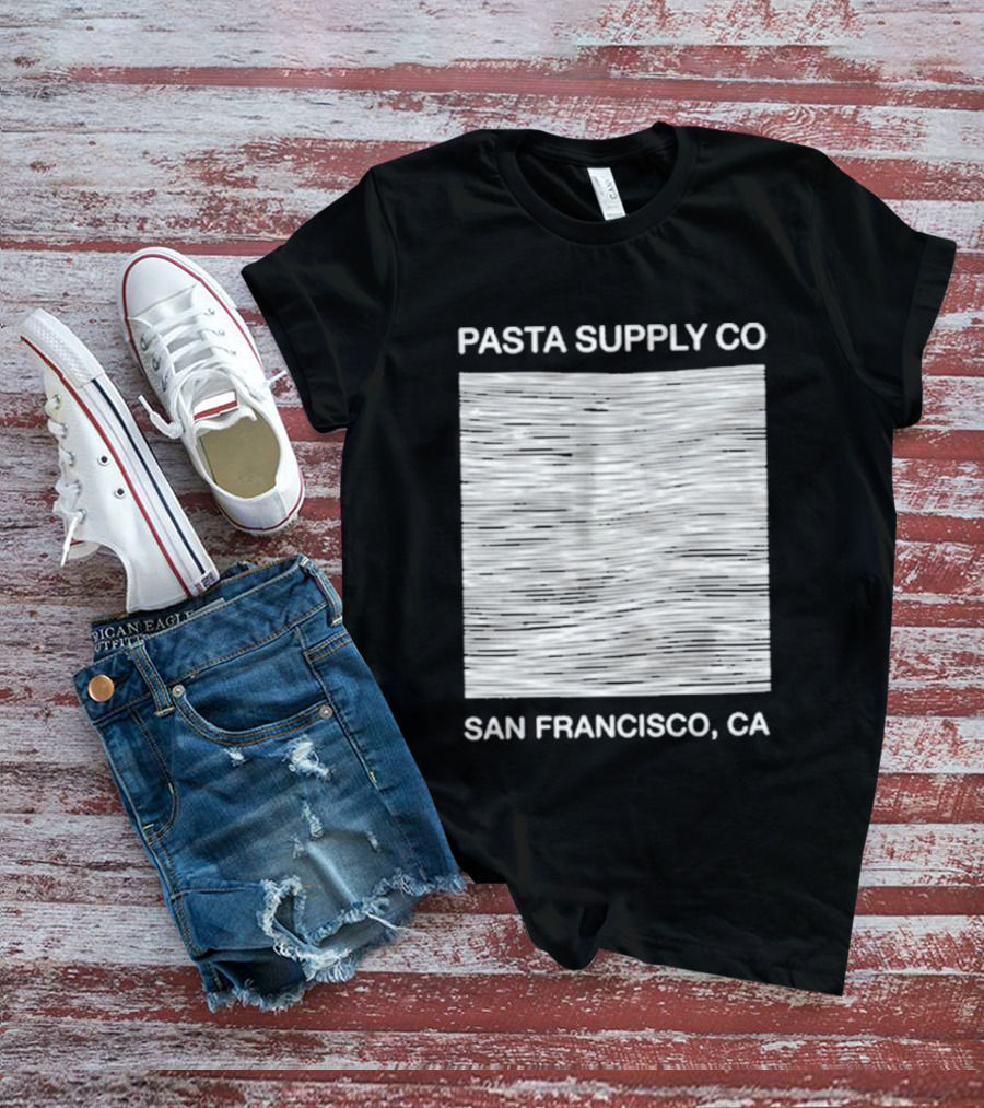 Pasta Supply Co San Francisco CA Unknown Pleasures T-Shirt