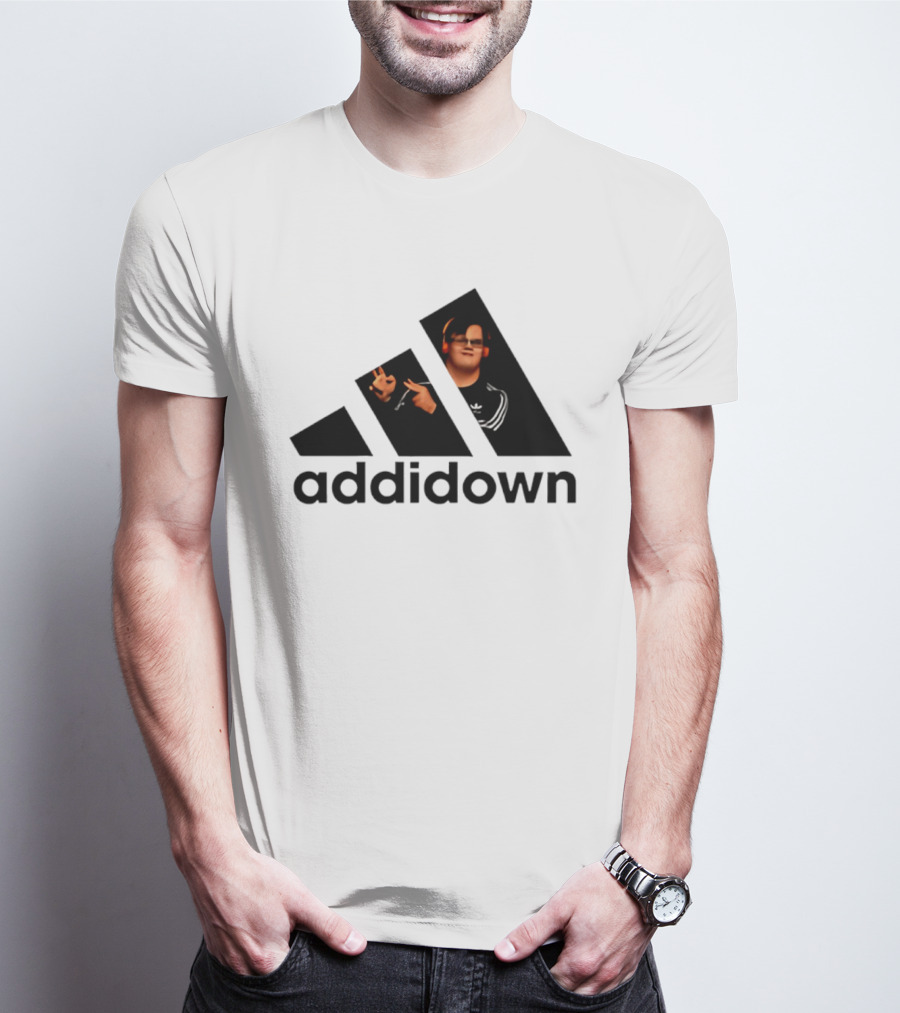 Addidown Down Syndrome Sign Language Pose T-Shirt