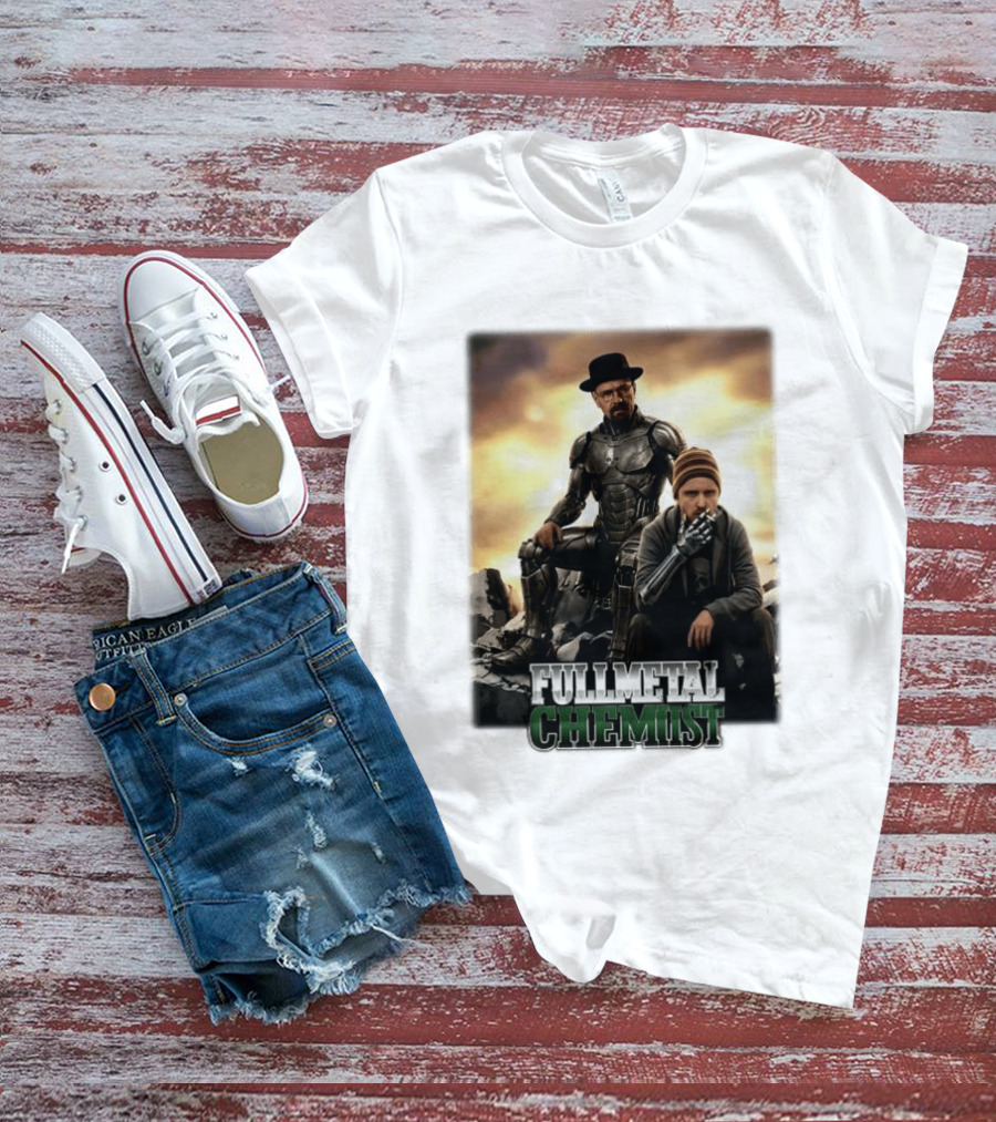 Bryan Cranston Jesse Pinkman Fullmetal Chemist T-Shirt
