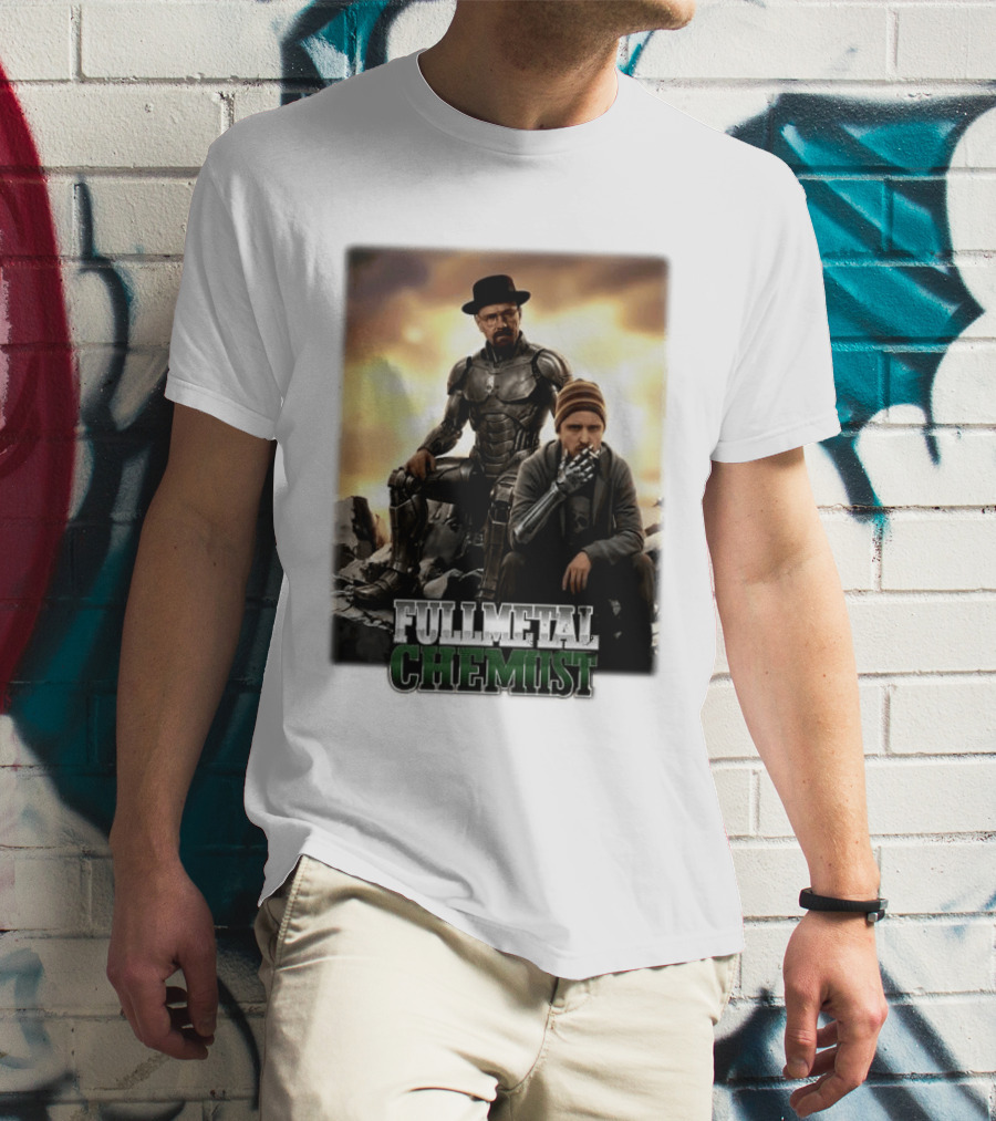 Bryan Cranston Jesse Pinkman Fullmetal Chemist T-Shirt