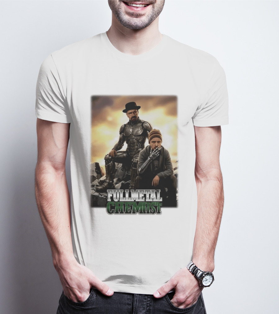 Bryan Cranston Jesse Pinkman Fullmetal Chemist T-Shirt