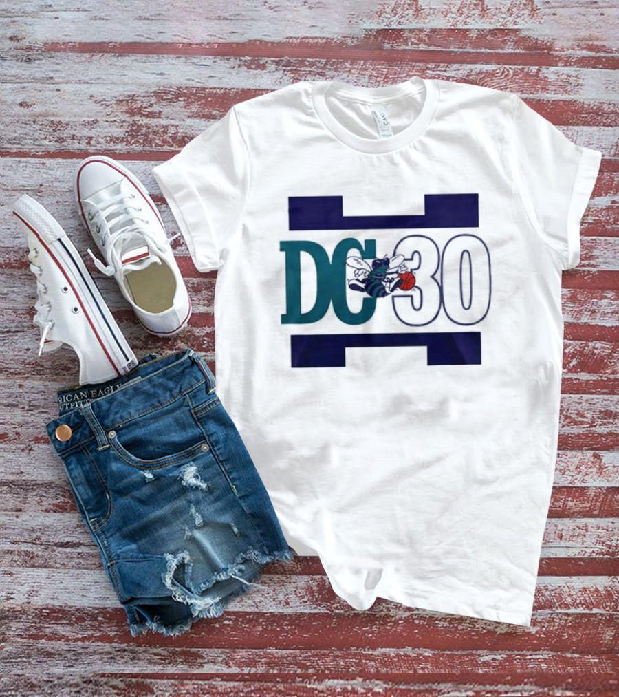 Charlotte Hornets 2026 DC 30 Dell Curry T-Shirt
