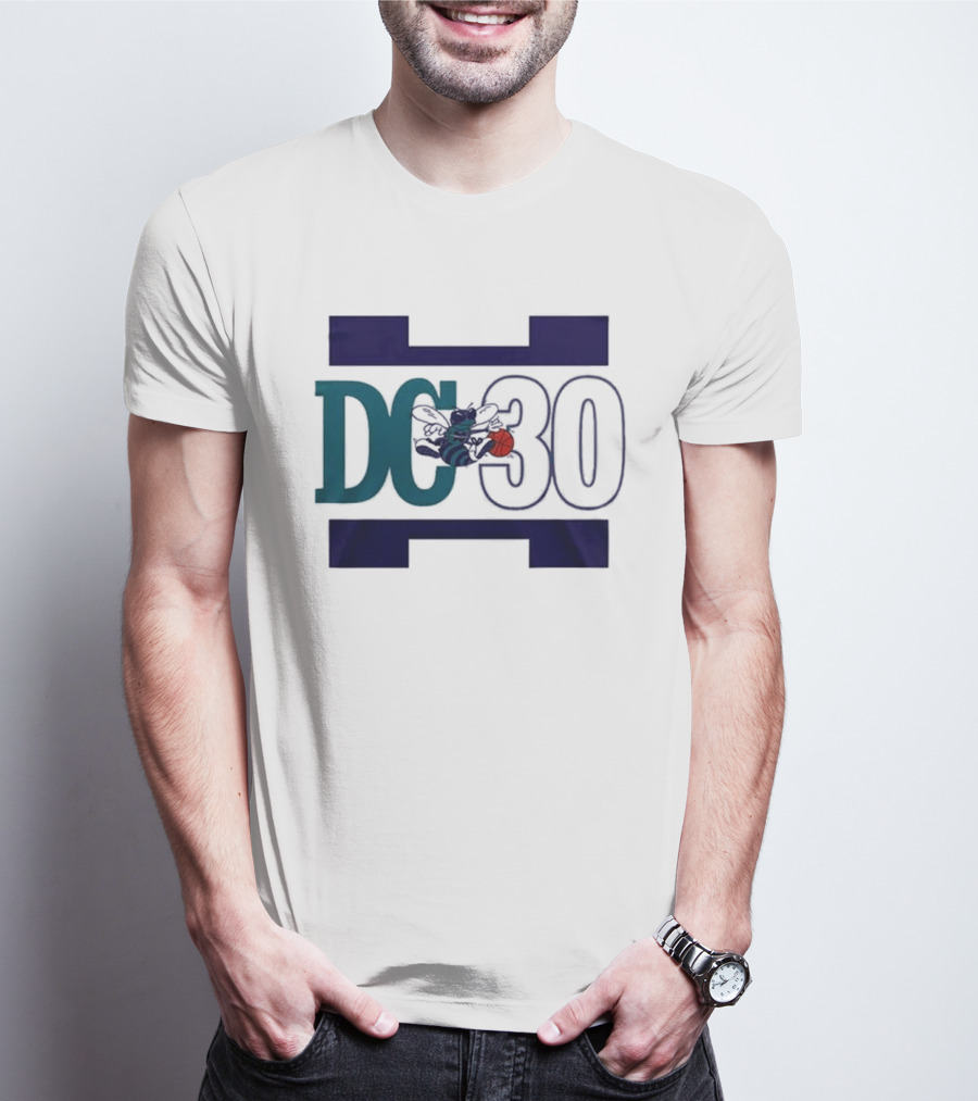 Charlotte Hornets 2026 DC 30 Dell Curry T-Shirt