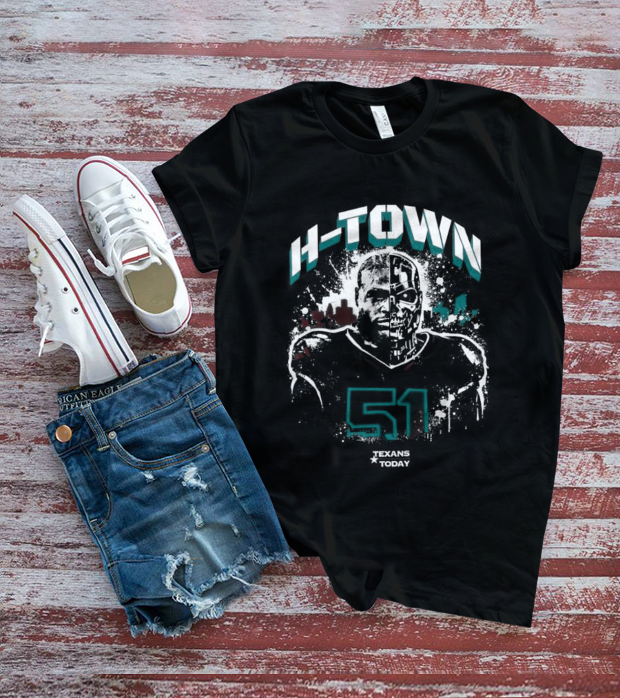 H Town 51 Will Anderson Jr. Robo Killer Texas T-Shirt