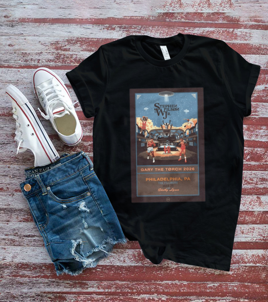 Stephen Wilson JR. Gary The Torch 2026 Philadelphia PA The Fillmore Mar 25 Shelby Lynne T-Shirt
