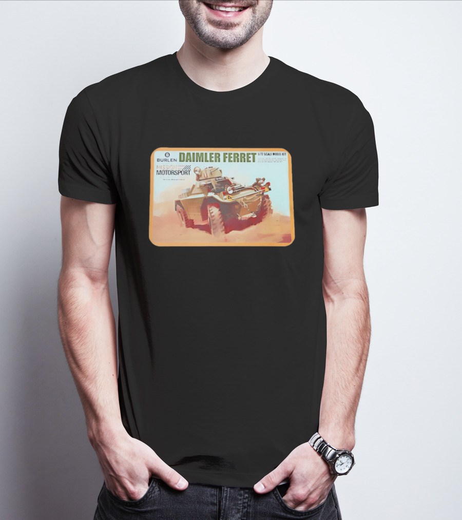 Burlen Daimler Ferret Mission Motorsport 1/7 Scale Model Kit T-Shirt