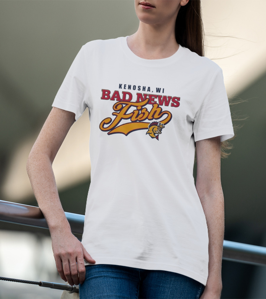 Kenosha WI Bad News Fish Kingfish Event T-Shirt