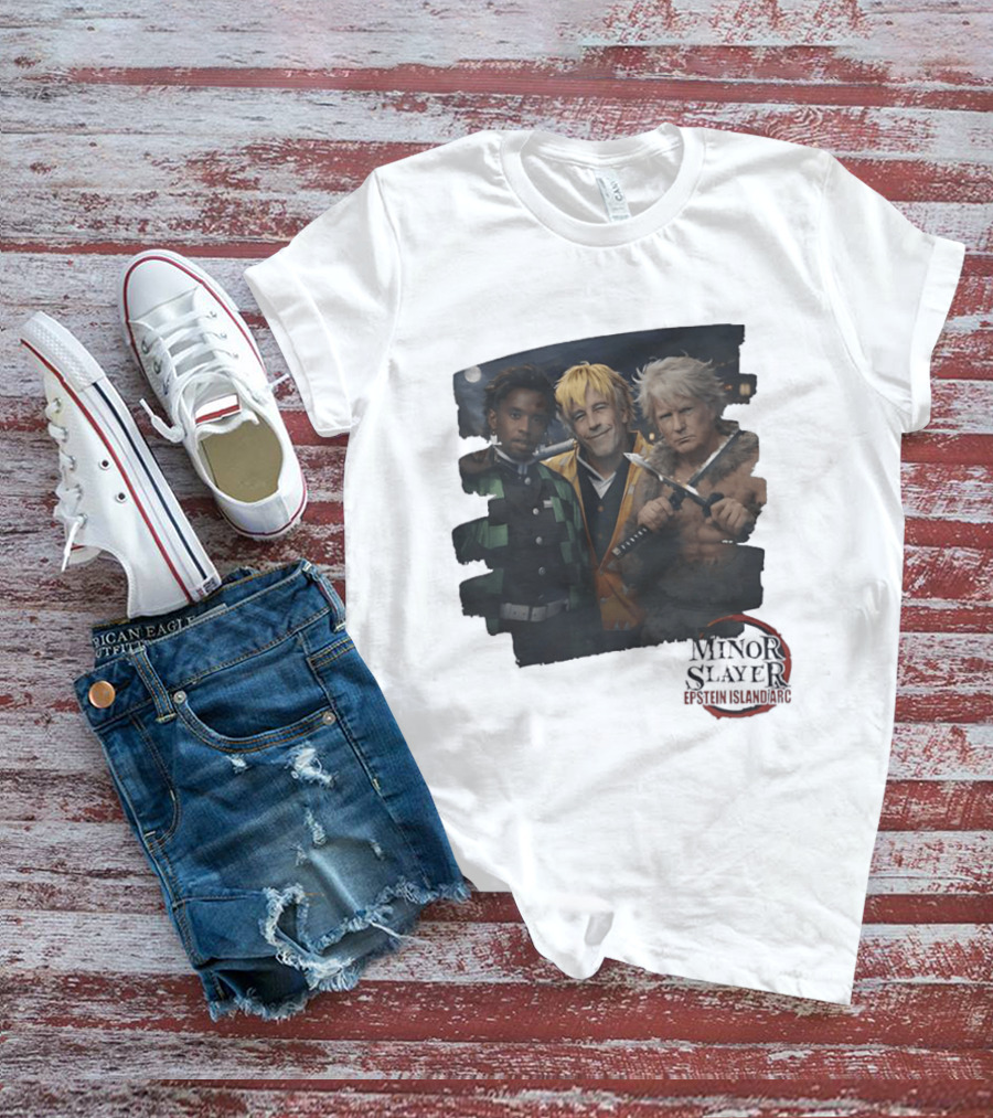 Minor Slayer Epstein Island Arc Characters Cosplay T-Shirt