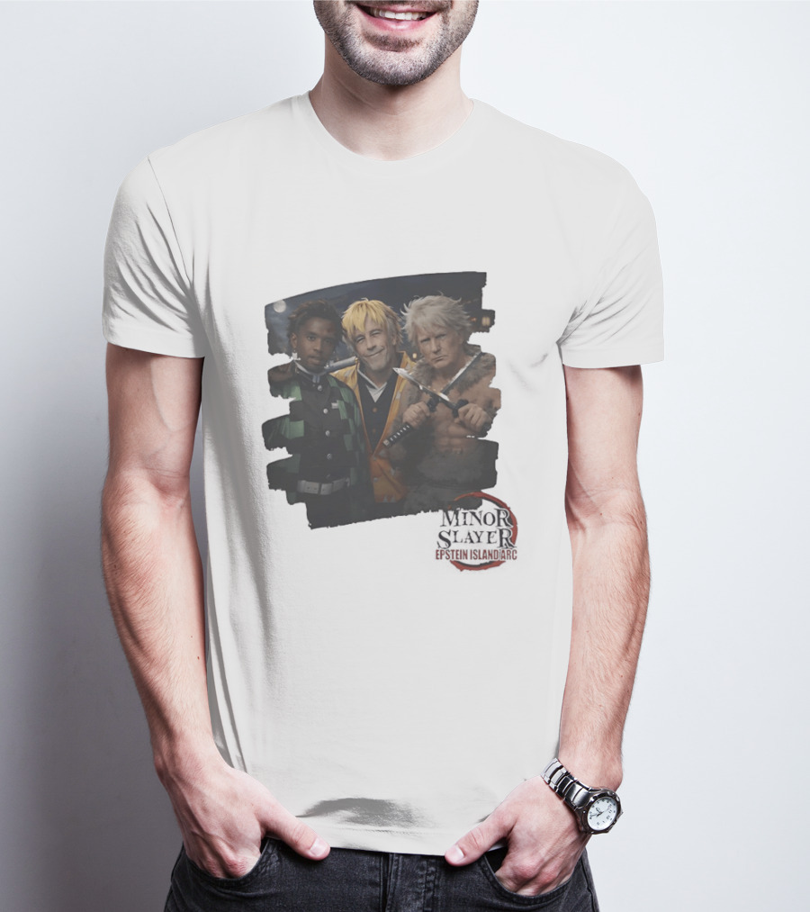 Minor Slayer Epstein Island Arc Characters Cosplay T-Shirt