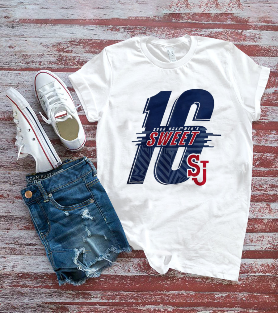 St. John's 2026 NCAA Men's Basketball Sweet 16 SJU T-Shirt