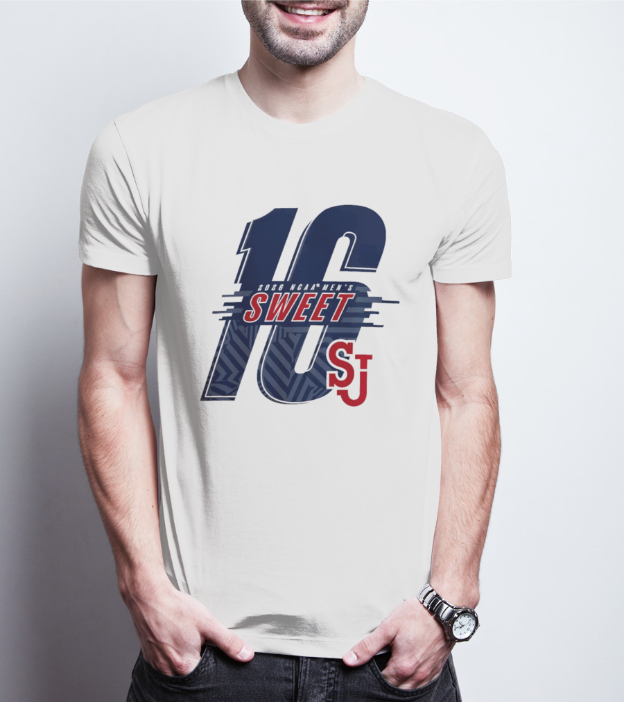 St. John's 2026 NCAA Men's Basketball Sweet 16 SJU T-Shirt