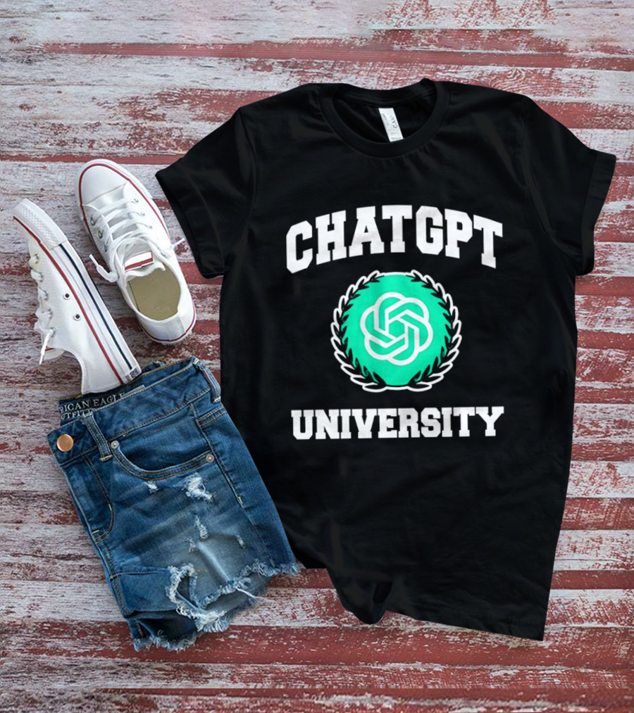 Chat GPT University Crest T-Shirt