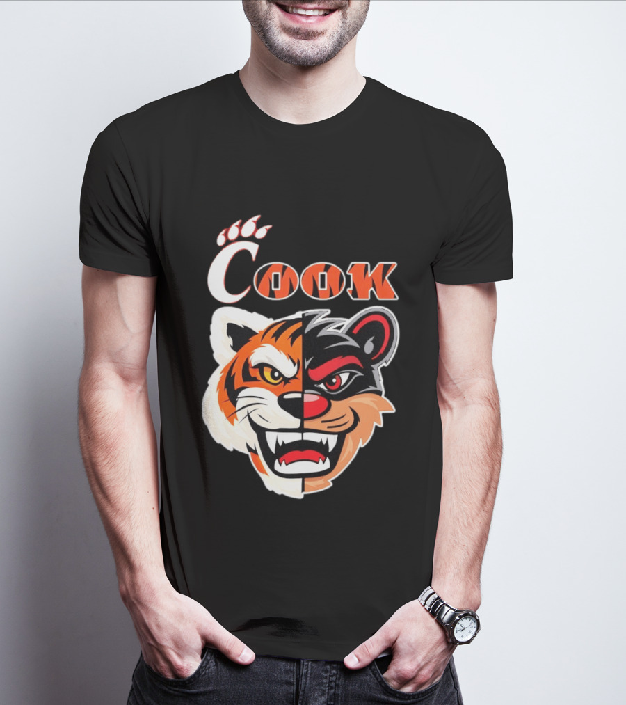 Cincinnati Bengals Bearcats Cook Split Face T-Shirt
